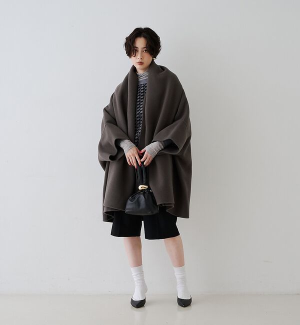 Rouge vif「【2サイズ展開】ストール/マフラー付き変形リバーコート【予約】」|その他|