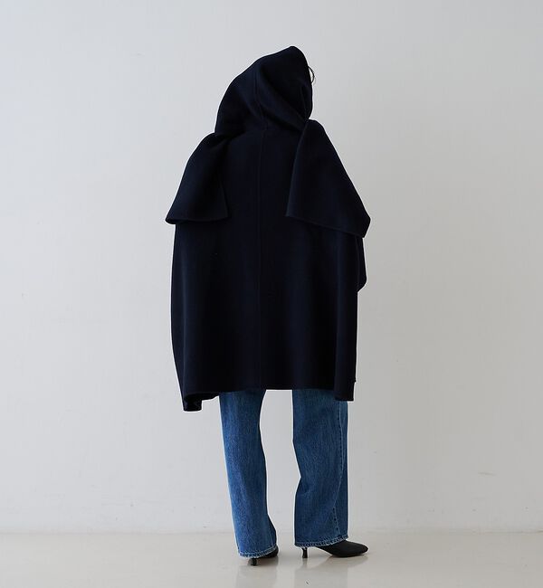 Rouge vif「【2サイズ展開】ストール/マフラー付き変形リバーコート【予約】」|その他|