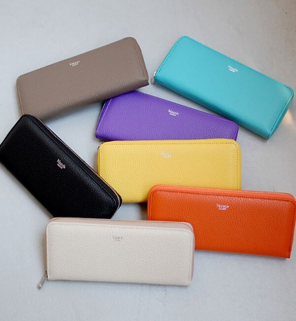 Rouge vif「【blancle/ブランクレ】レザー長財布/S.LEATHER ROUND ZI」|財布|