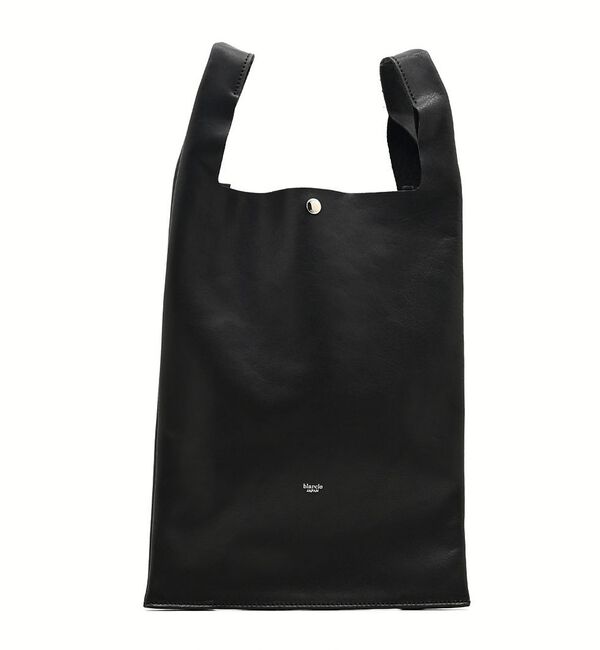 Rouge vif「【blancle/ブランクレ】ショッピングバッグ/LIGHT LEATHER S」|ハンドバッグ|ブラック