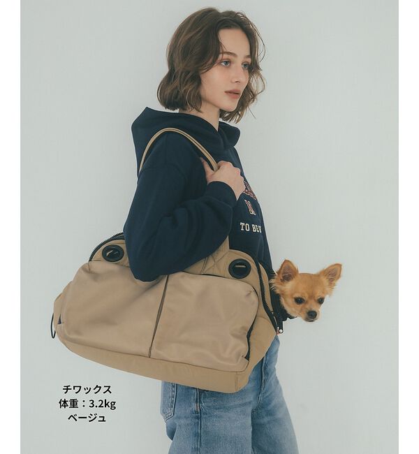 LOWELL things「MATIE/ペットキャリートートバッグ/キャリーオン/犬・猫用【Directio」|その他|