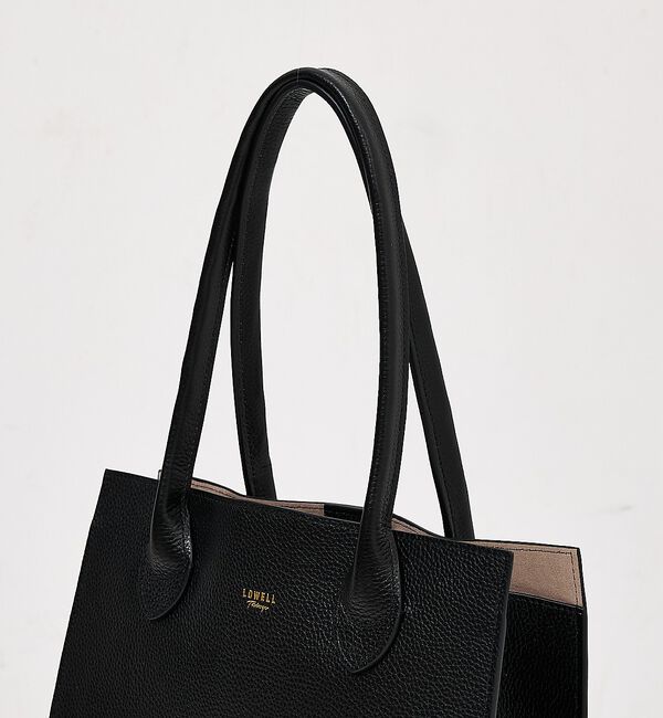 LOWELL things「Twins/レザーWポケットA4トート/通勤・通学」|トートバッグ|
