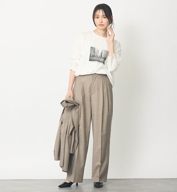 abahouse mavie「【1枚でサマになる】フォトロンT」|Tシャツ・カットソー|