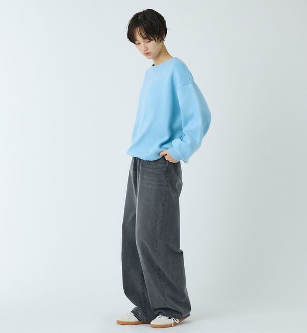 abahouse mavie「スウェットライクニットプルオーバー」|ニット・セーター|