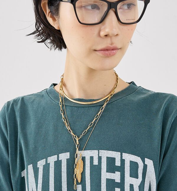 The Store by C' 「【Indian Jewelry】【別注】フェザーネックレス」|ネックレス|