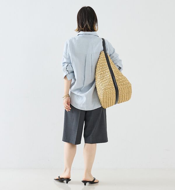 The Store by C' 「【TOTEME】Belted paper raffia tote bag／トート」|トートバッグ|