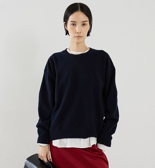 The Store by C' 「【COCUCA】シュプリームプルオーバー【予約】」|ニット・セーター|ダークネイビー