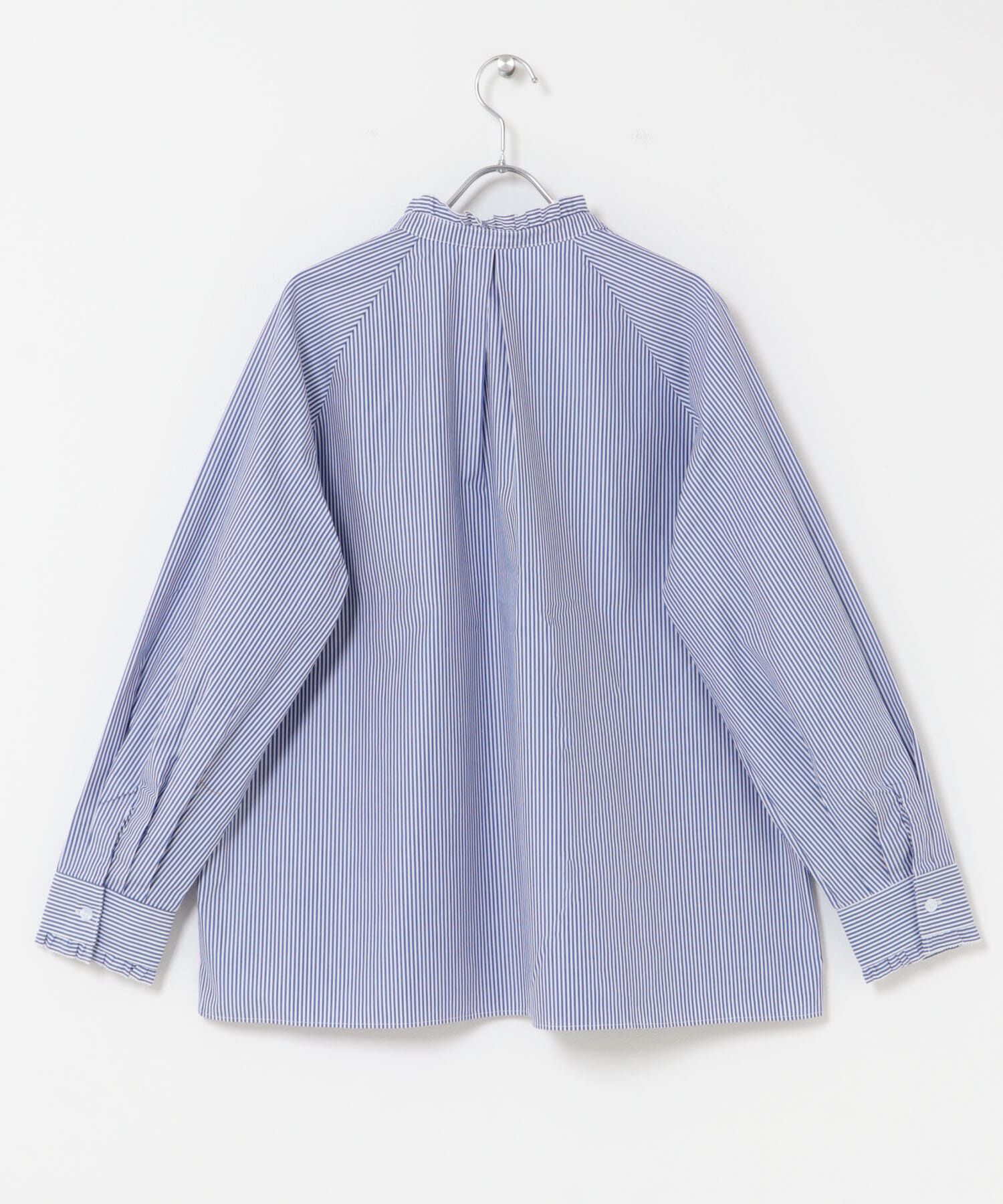URBAN RESEARCH DOORS「『速乾/イージーケア/UVカット』『UR TECH』Aircareフリルネックブラウス 26AW」|シャツ・ブラウス|