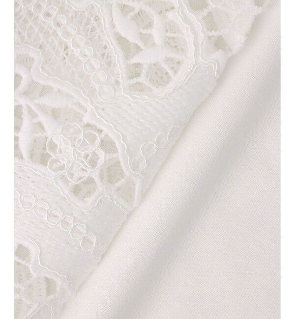 LOULOU WILLOUGHBY「レースドッキングロングＴシャツ」|Tシャツ・カットソー|