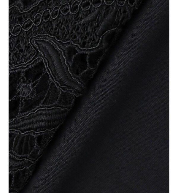 LOULOU WILLOUGHBY「レースドッキングロングＴシャツ」|Tシャツ・カットソー|