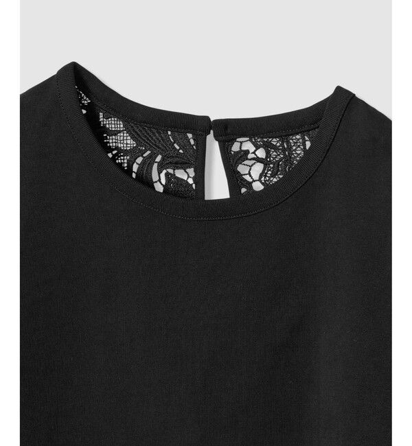 LOULOU WILLOUGHBY「レースドッキングロングＴシャツ」|Tシャツ・カットソー|