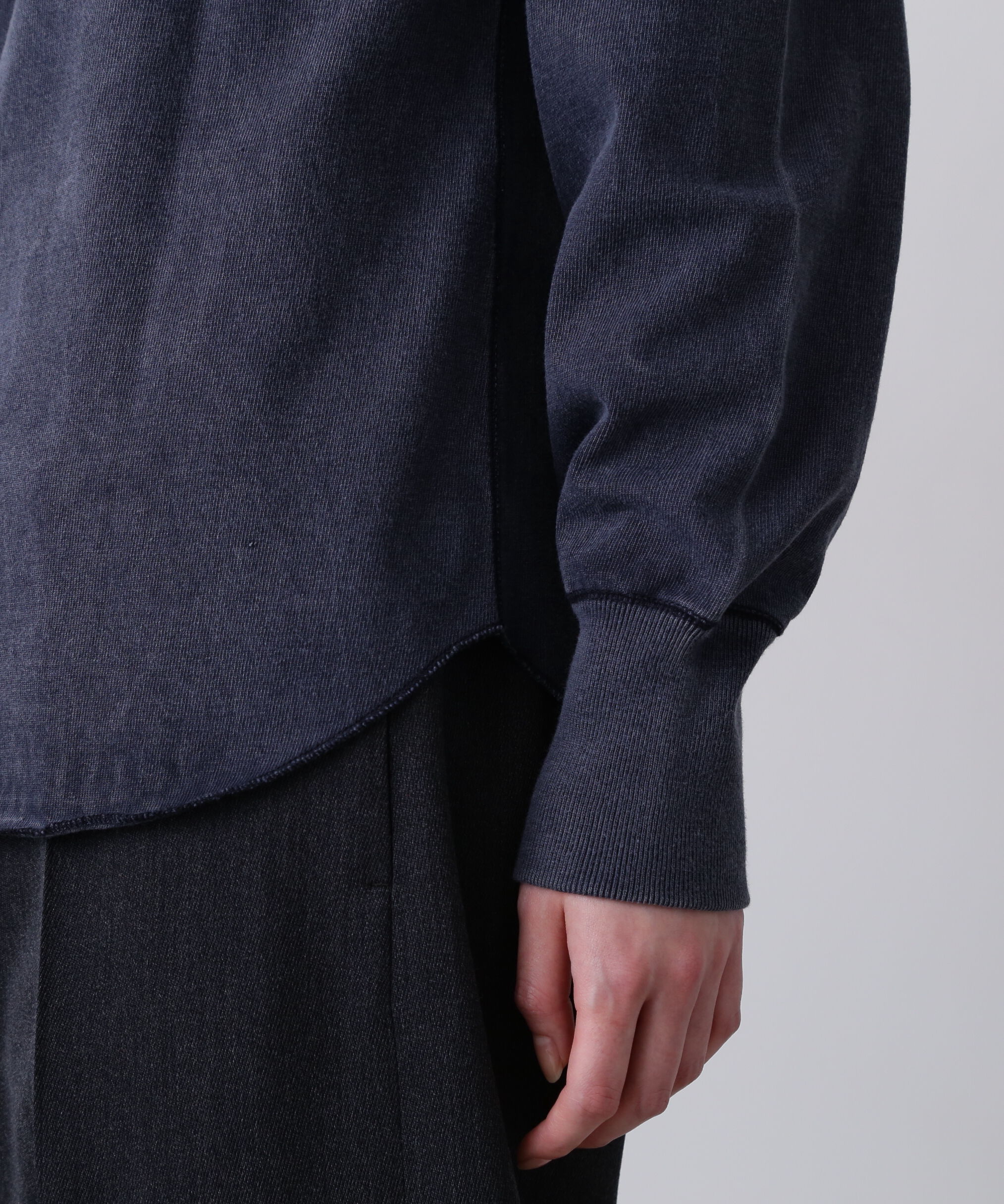 YLEVE 「YLEVE / OPEN END COTTON PIGMENT DYE LONG SLEEVE T‐SHIRT」|Tシャツ・カットソー|