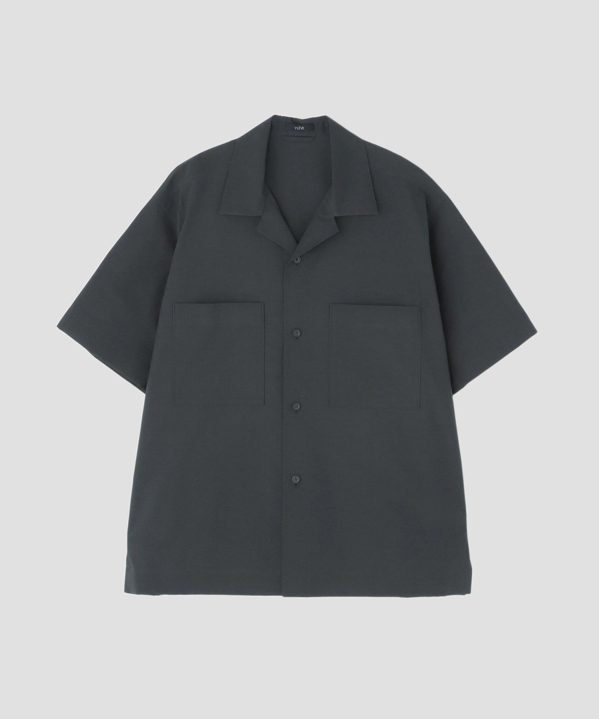 YLEVE 「YLEVE / COTTON NYLON WASHER SHIRT」|シャツ・ブラウス|グレー