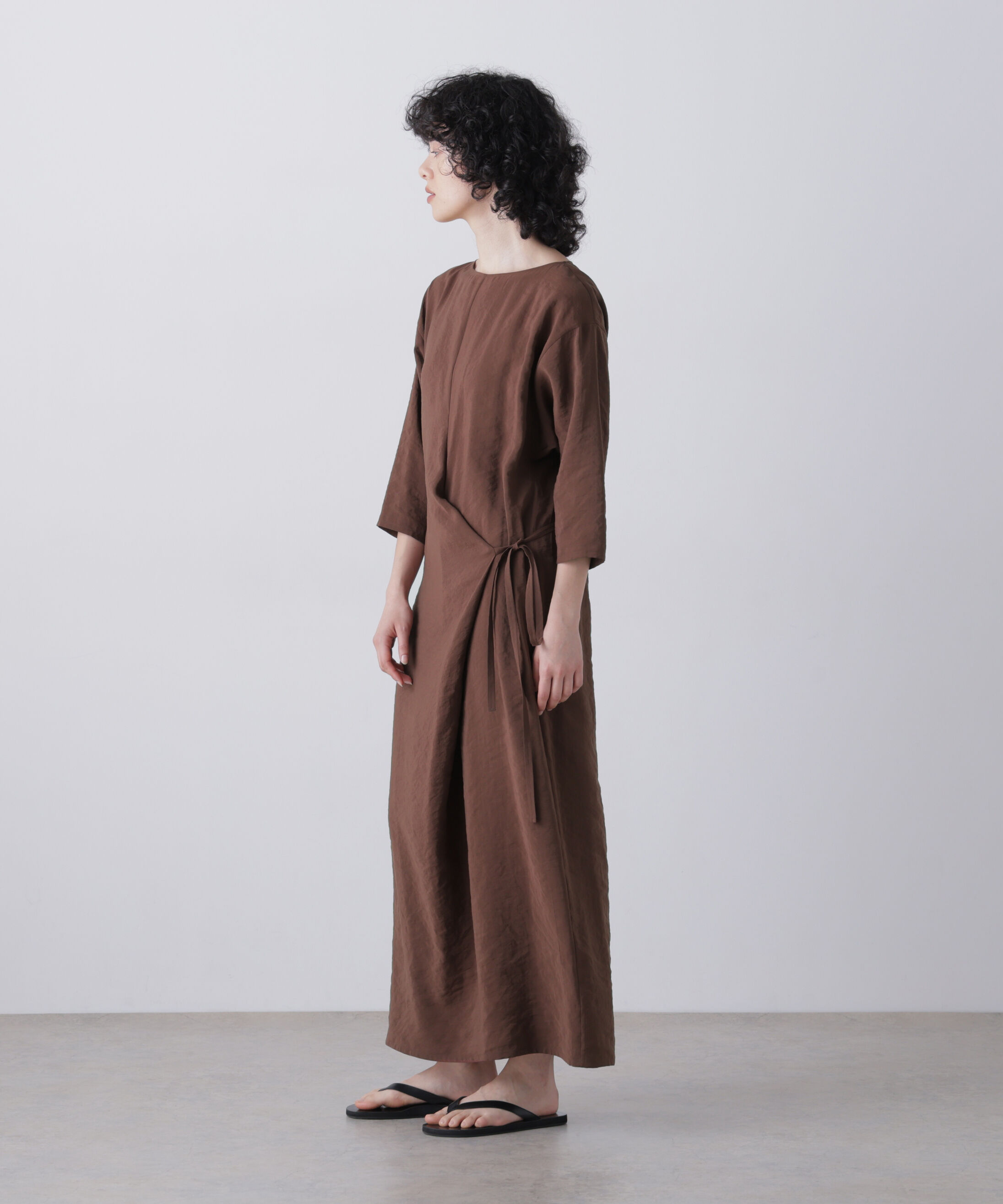 YLEVE 「YLEVE / RAYON-POLYESTER BROAD DRESS」|ワンピース|