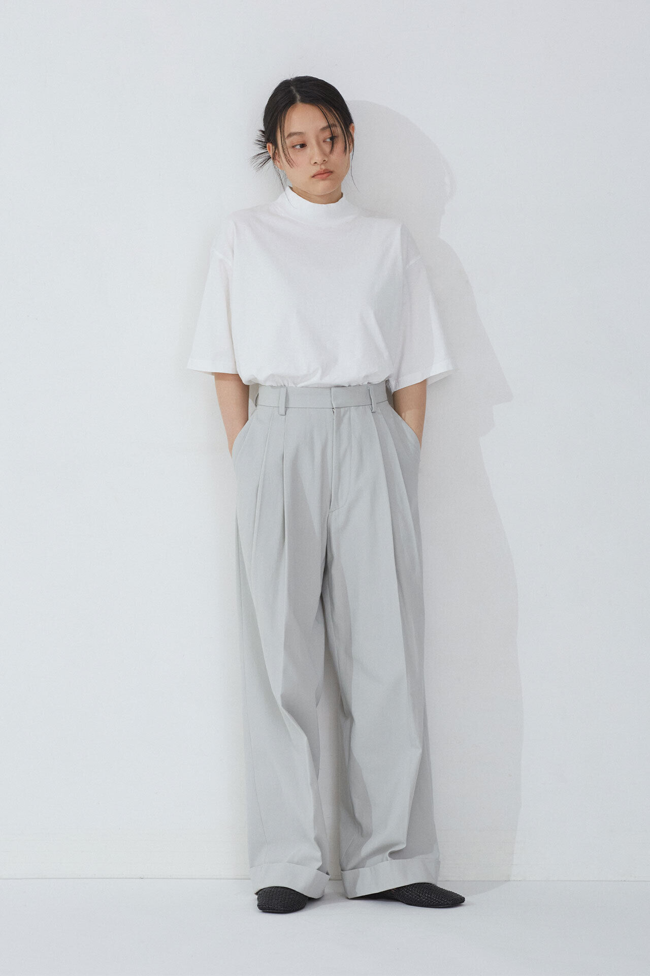 YLEVE 「YLEVE / HIGH TWIST COTTON GABARDINE TR」|その他|グレー