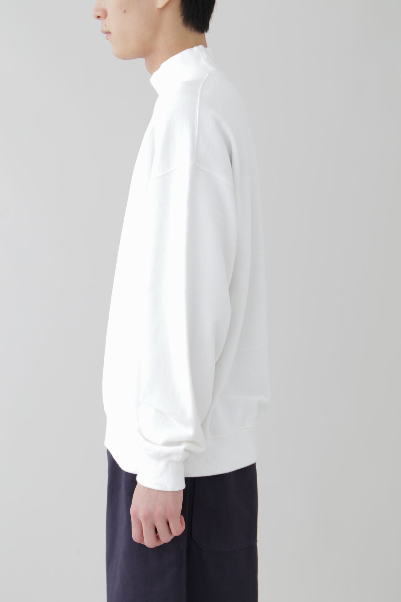 YLEVE 「Ｙ / ORGANIC COTTON BLEND HEAVY WEIGHT FLEECE TURTLE NECK」|Tシャツ・カットソー|