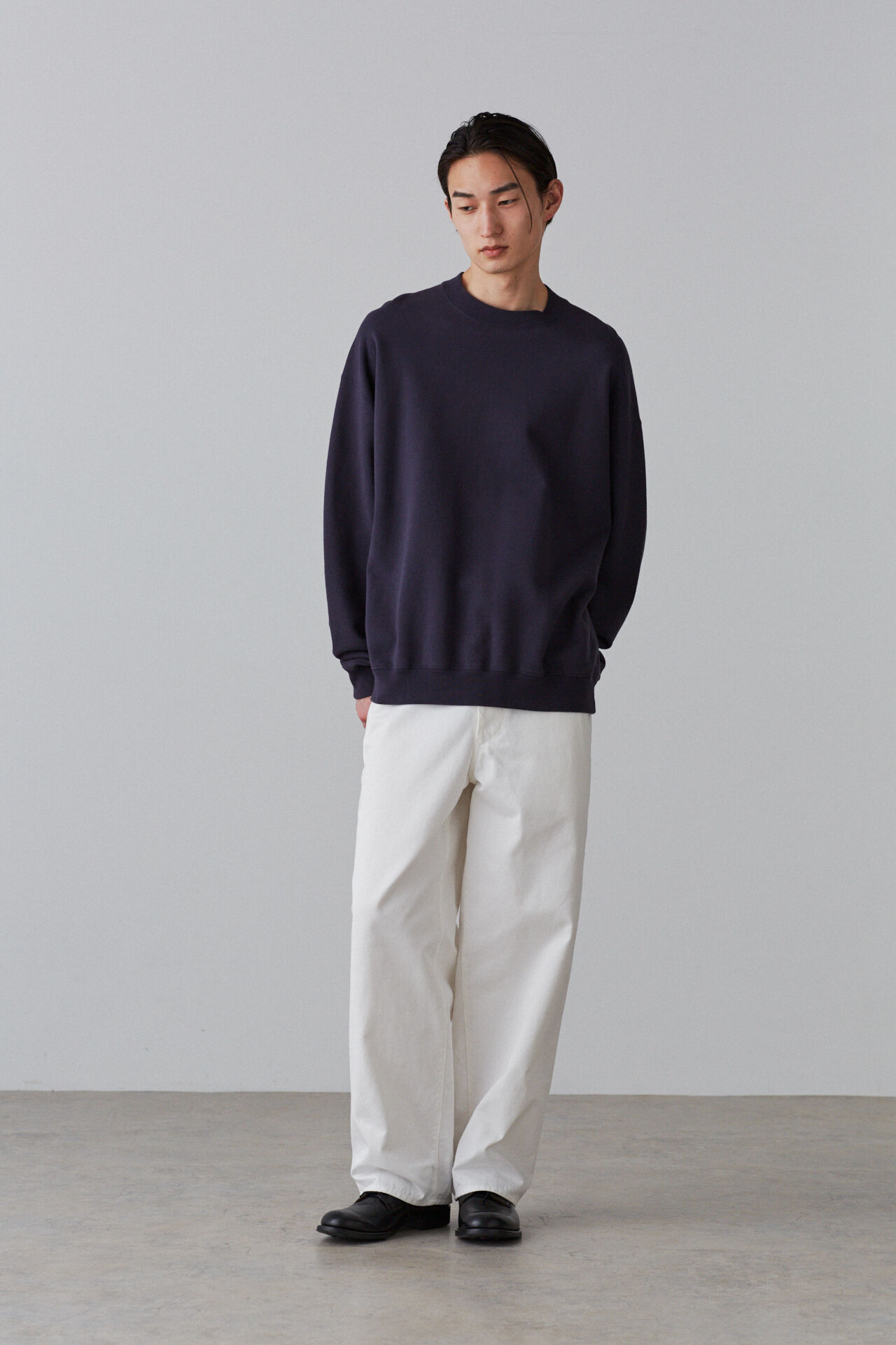 YLEVE 「Ｙ / ORGANIC COTTON BLEND HEAVY WEIGHT FLEECE CREW NECK」|Tシャツ・カットソー|