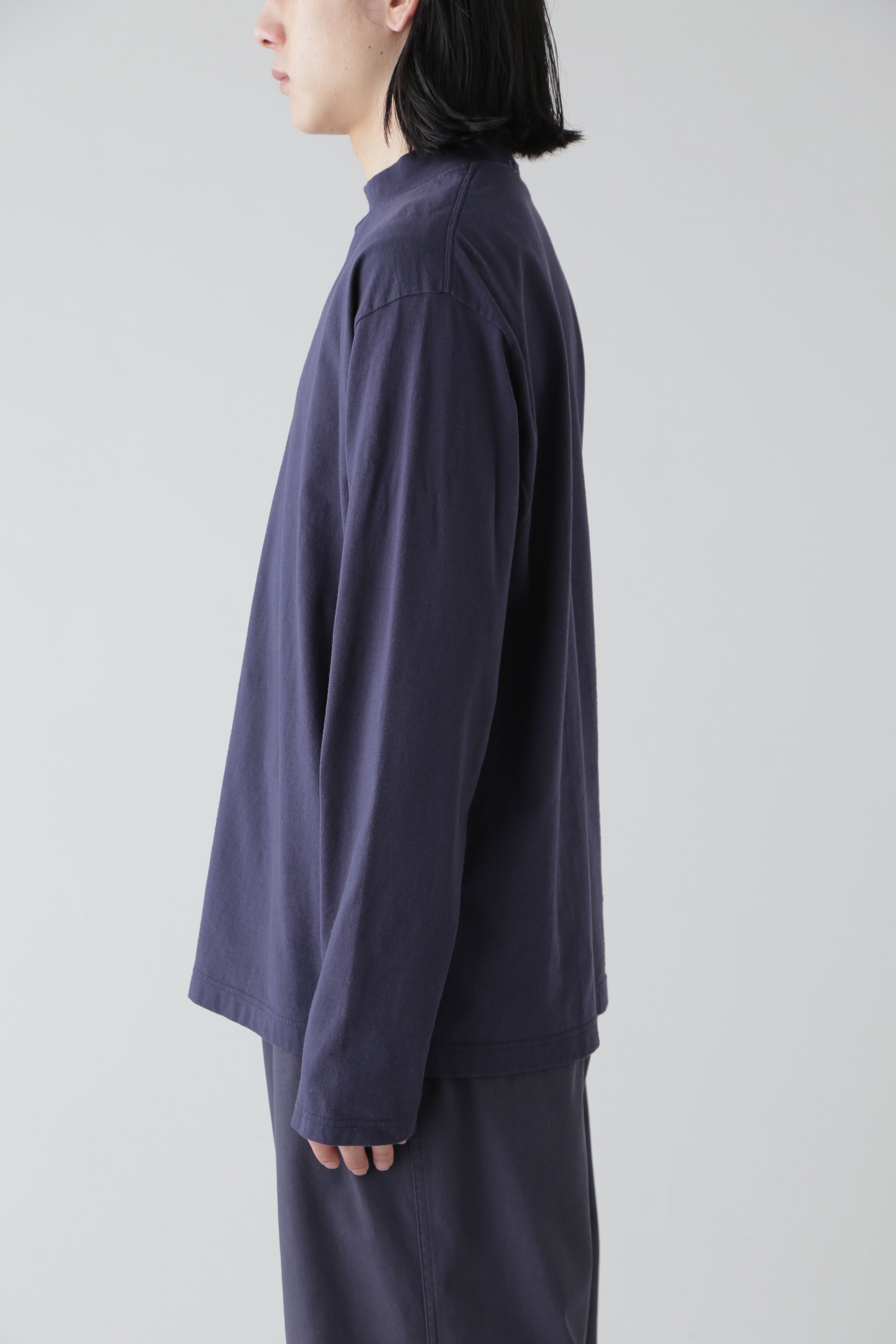 YLEVE 「Ｙ / ORGANIC COTTON JERSEY MOCK NECK L/S T」|Tシャツ・カットソー|