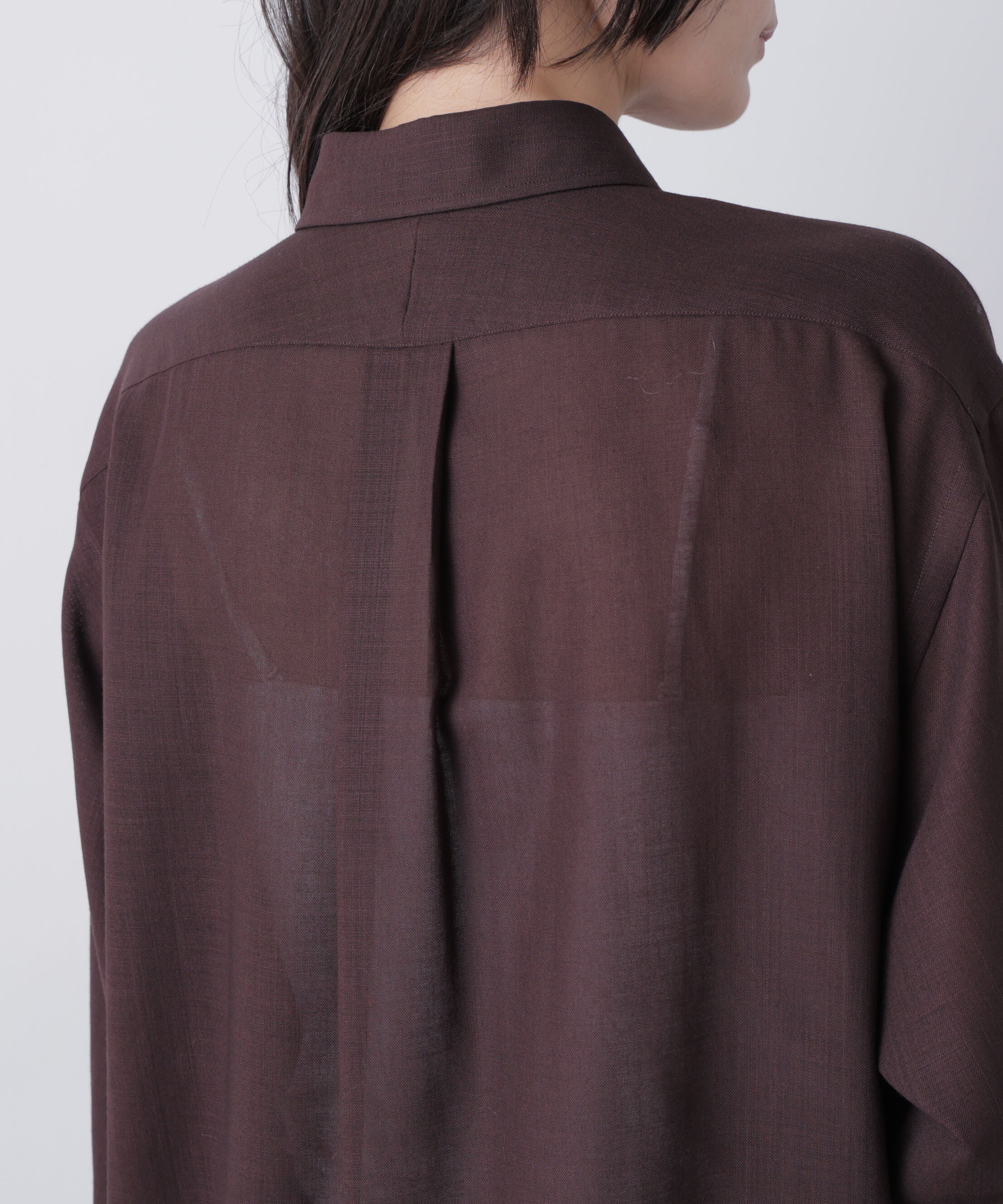 YLEVE 「YLEVE / 2/72 SUPER 100&rsquo;s WOOL HIGH-TWIST VOILE SHIRT」|シャツ・ブラウス|