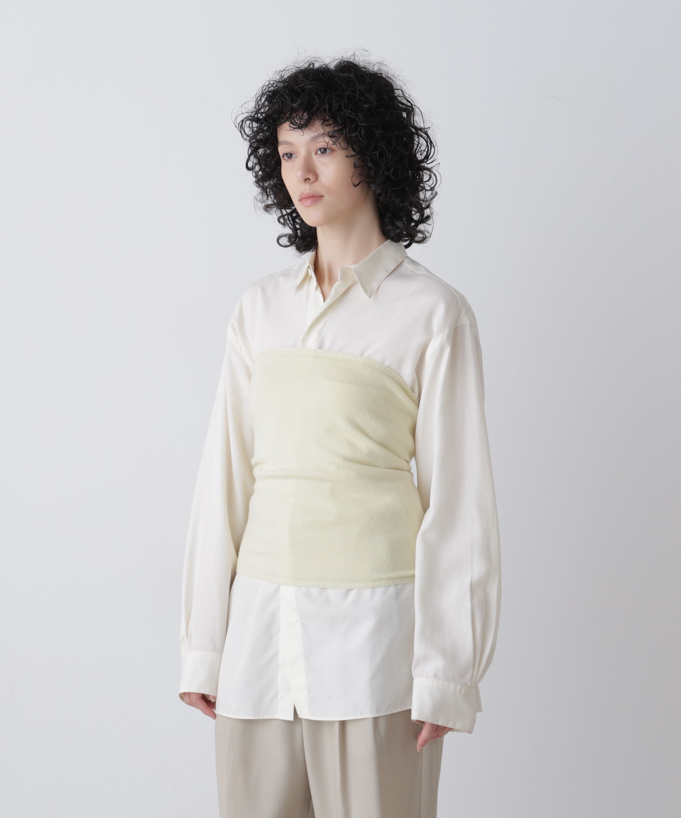 YLEVE 「YLEVE / CASHMERE KNIT TUBE TOP」|ニット・セーター|