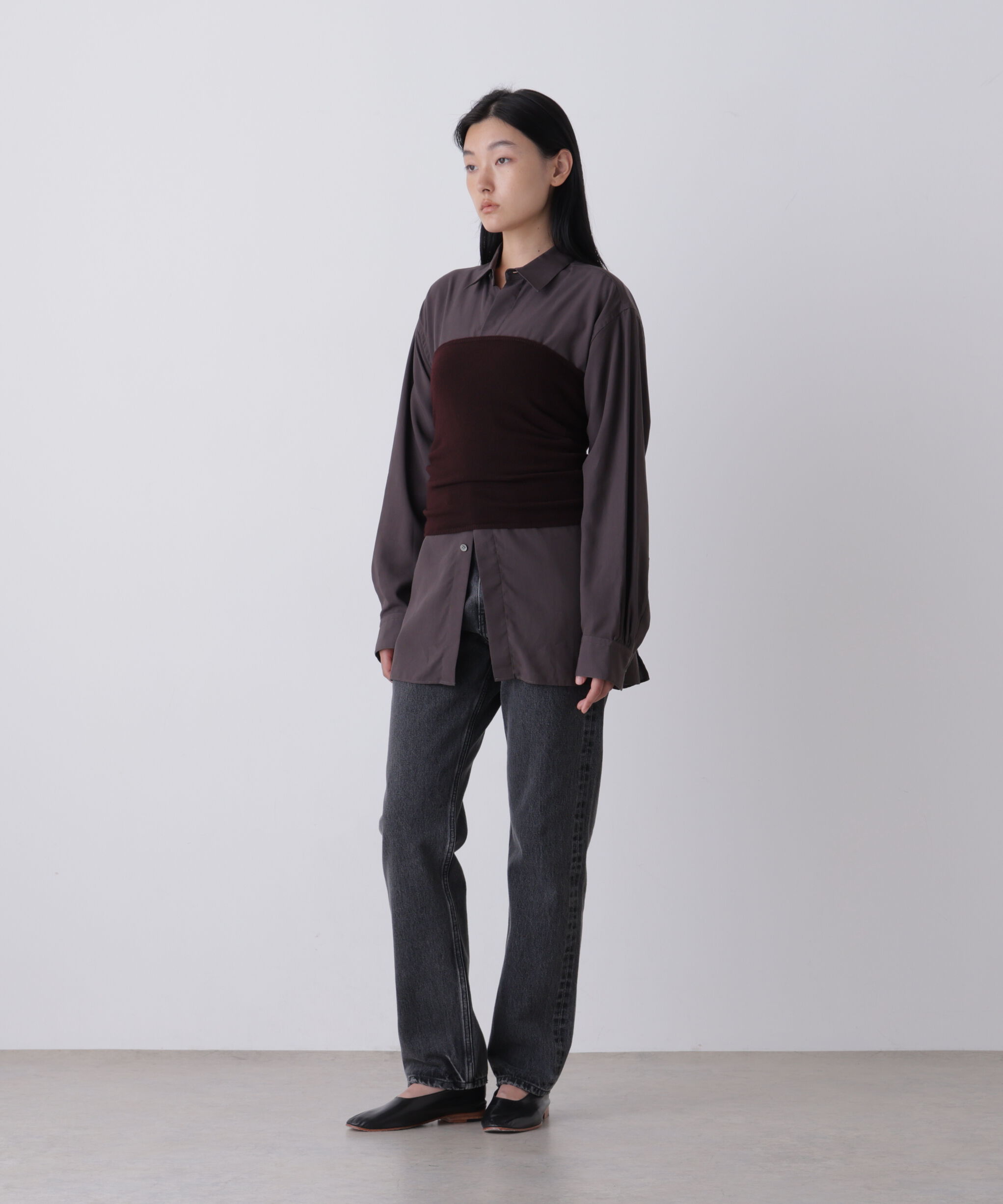 YLEVE 「YLEVE / CASHMERE KNIT TUBE TOP」|ニット・セーター|
