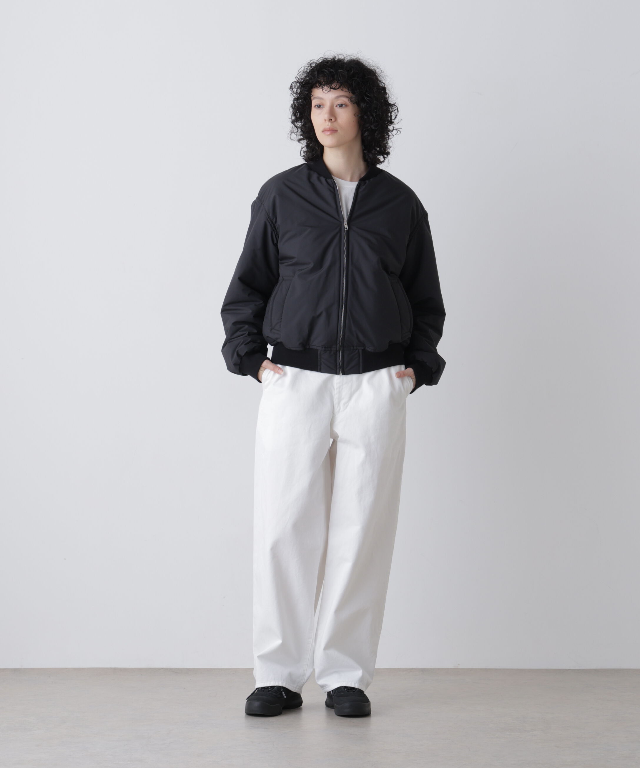 YLEVE 「Ｙ /  [UNISEX] RECYCLE HIGH DENSITY POLYESTER PADDED BLOUSON」|ブルゾン・スタジャン|