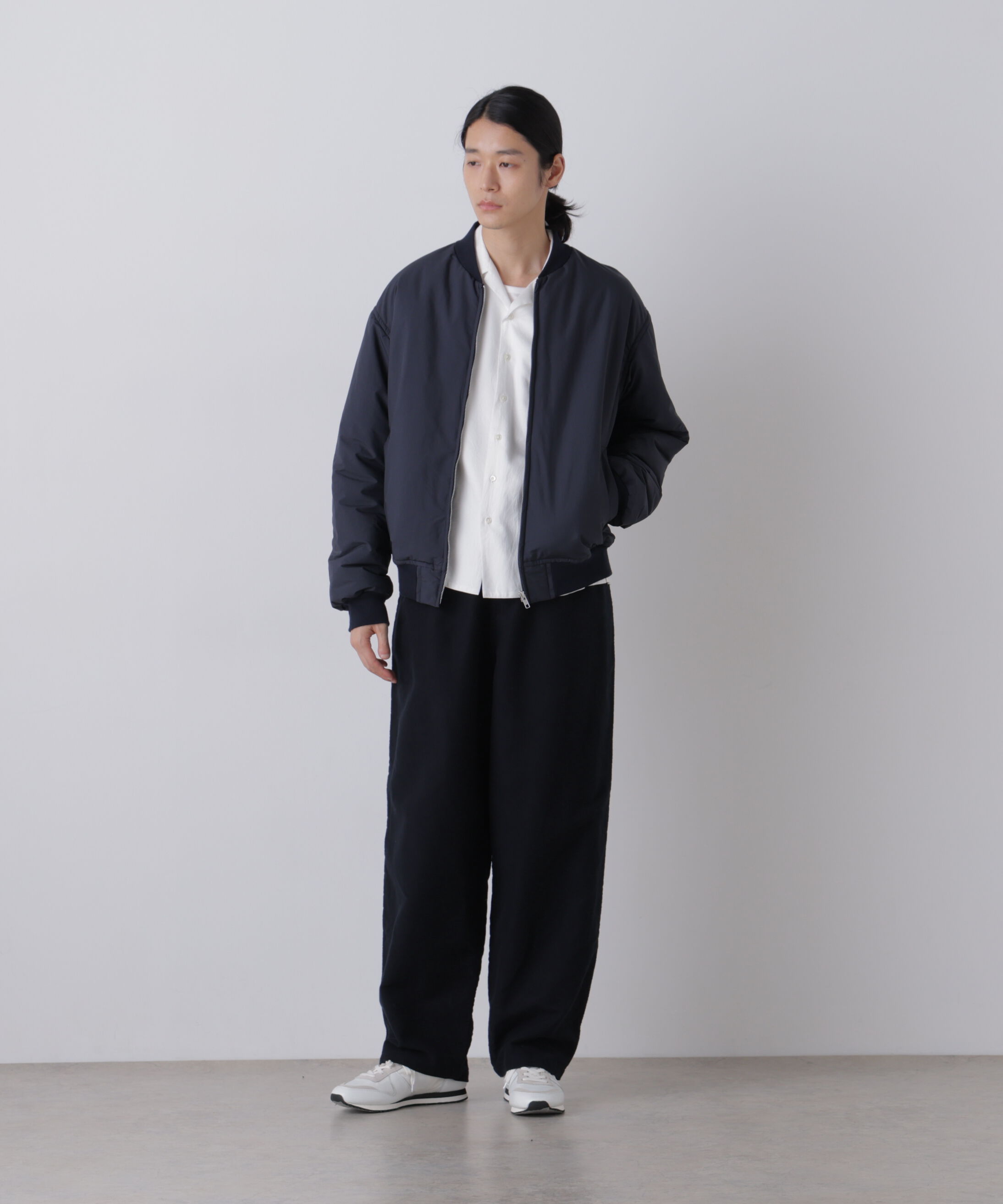 YLEVE 「Ｙ /  [UNISEX] RECYCLE HIGH DENSITY POLYESTER PADDED BLOUSON」|ブルゾン・スタジャン|