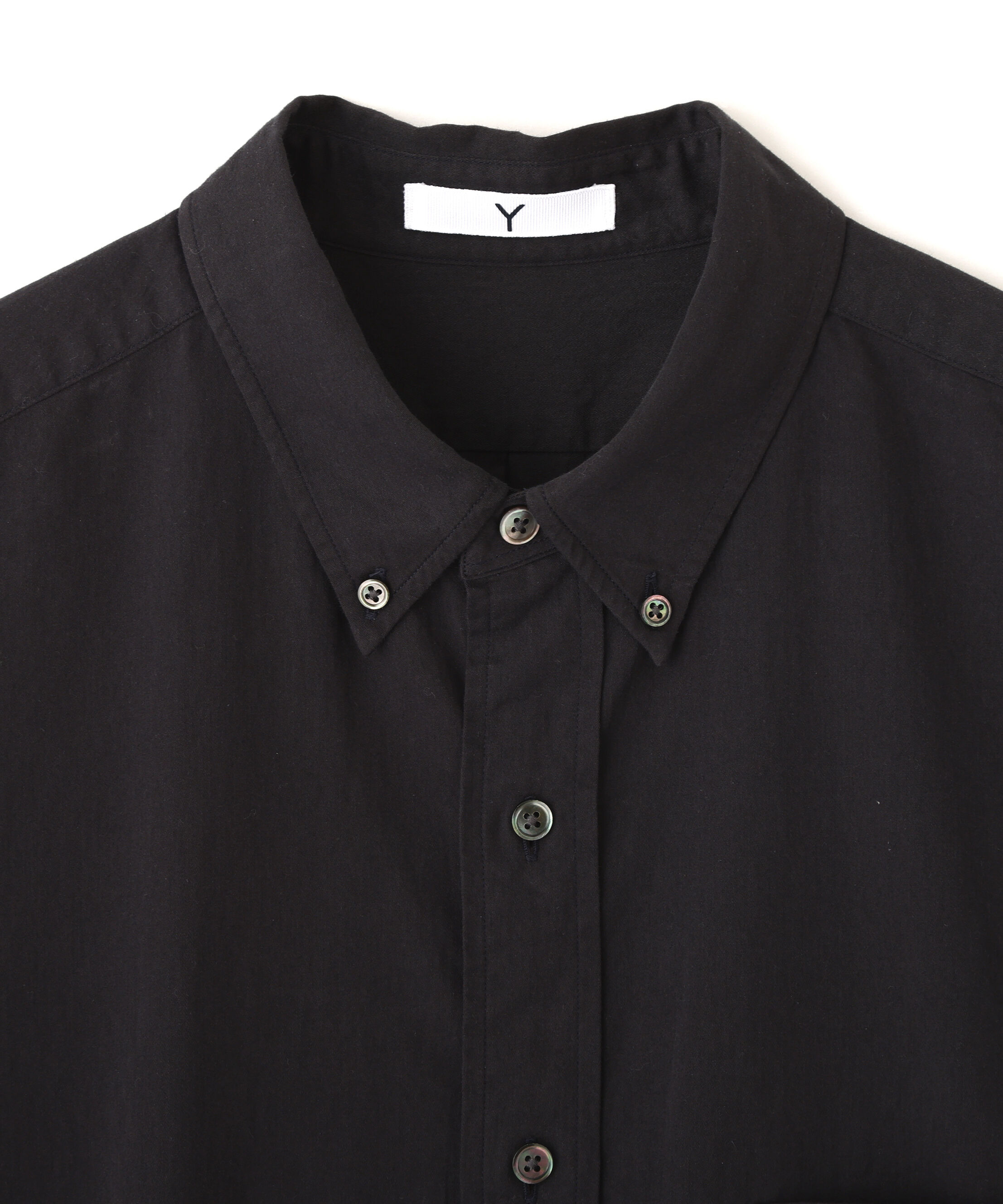 YLEVE 「Ｙ /  [UNISEX] ORGANIC COTTON WASHER SATIN BD SHIRT」|シャツ・ブラウス|