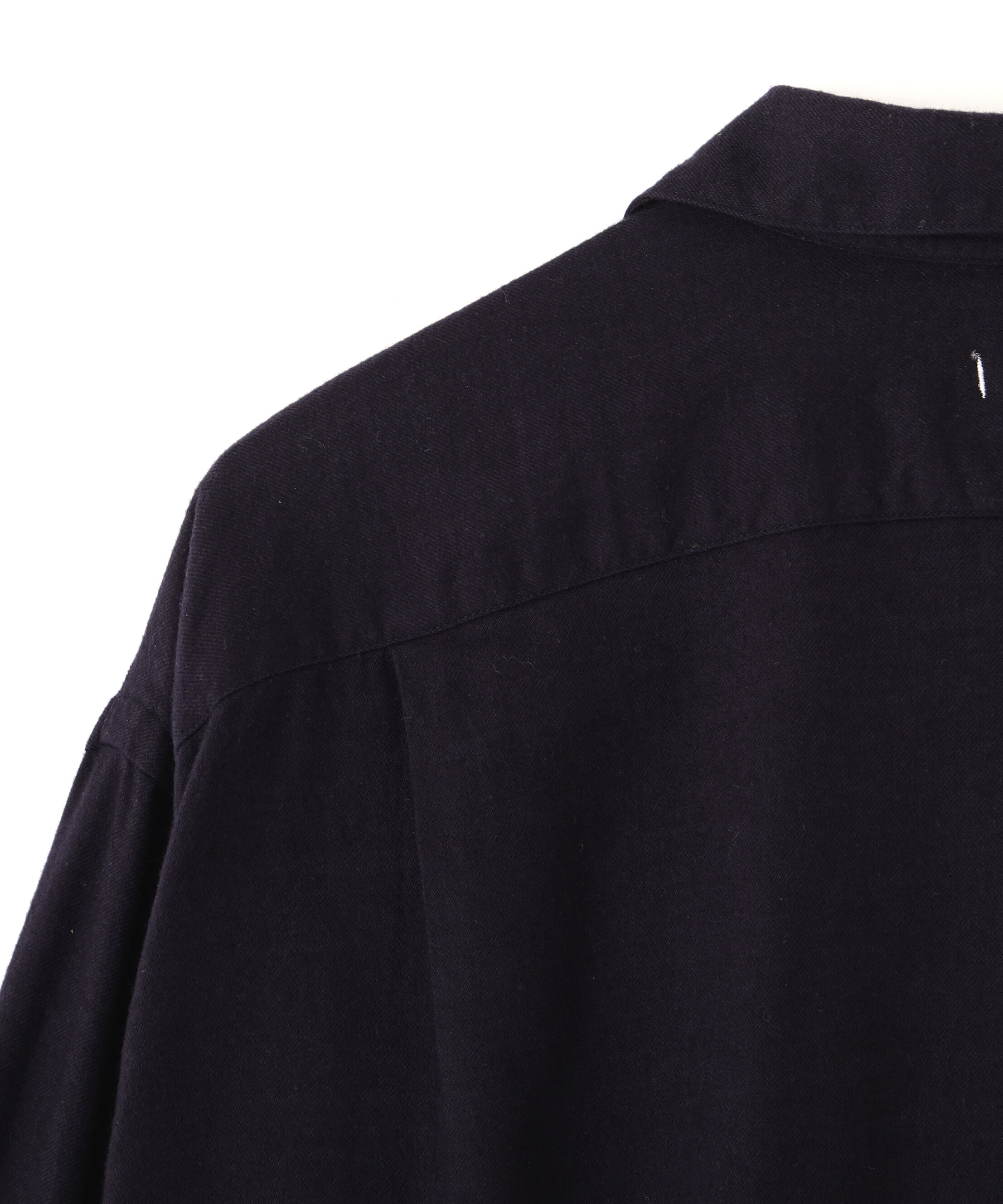 YLEVE 「Ｙ /  [UNISEX] BRUSHED ORGANIC COTTON TENCEL OPEN COLLAR SHIRT」|シャツ・ブラウス|
