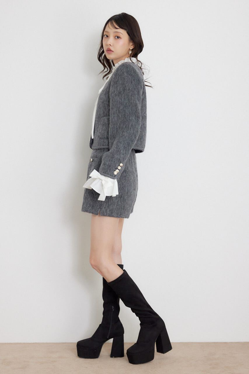 rienda「ハイウエストスリットショートパンツ」|その他|