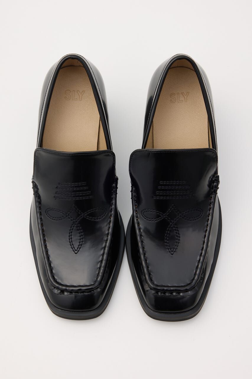 SLY「SQUARE HEEL ローファー」|ローファー|