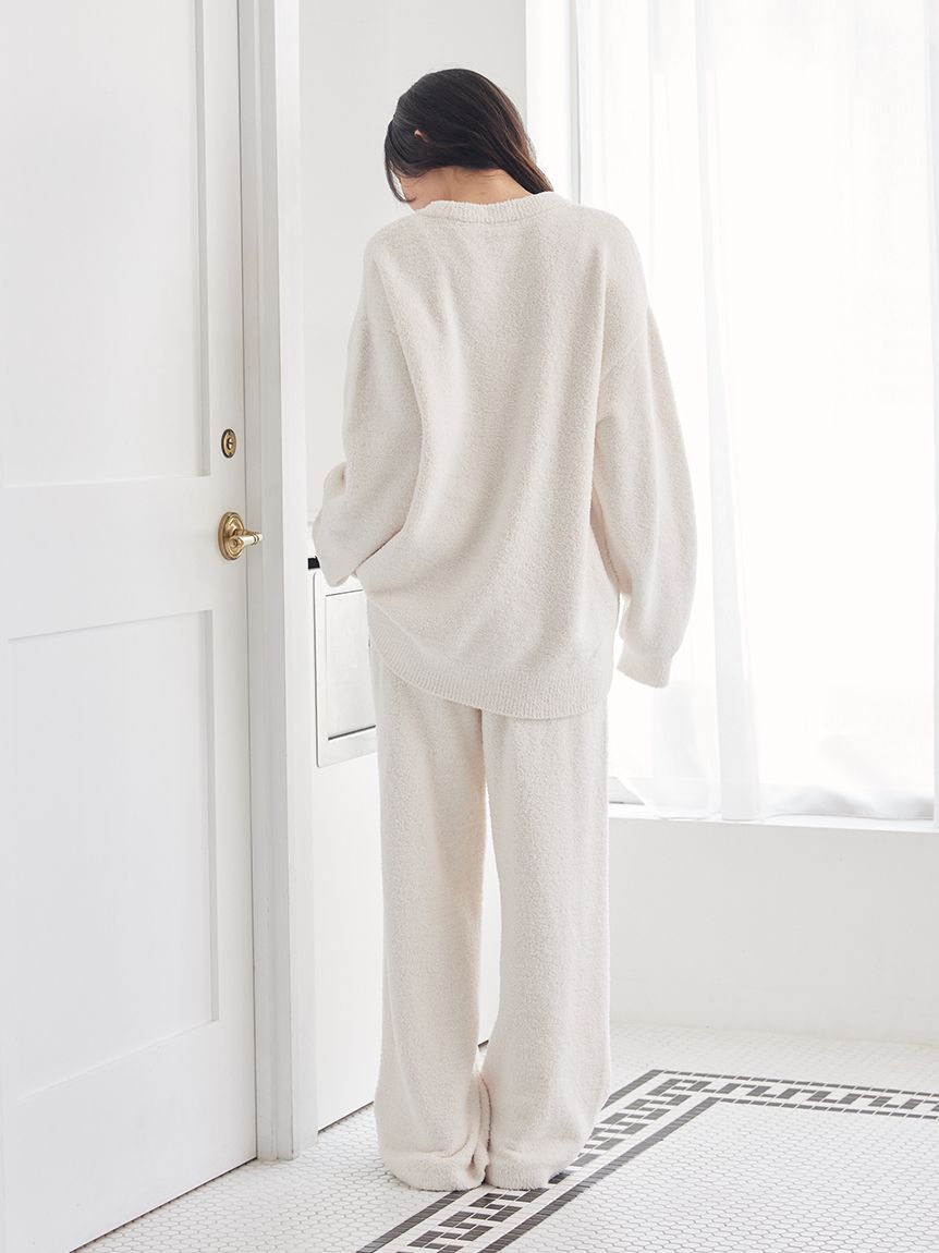 gelato pique「【ONLINE限定】ベビモコベアジャガードプルオーバー&ロングパンツセット」|ルームウェア|