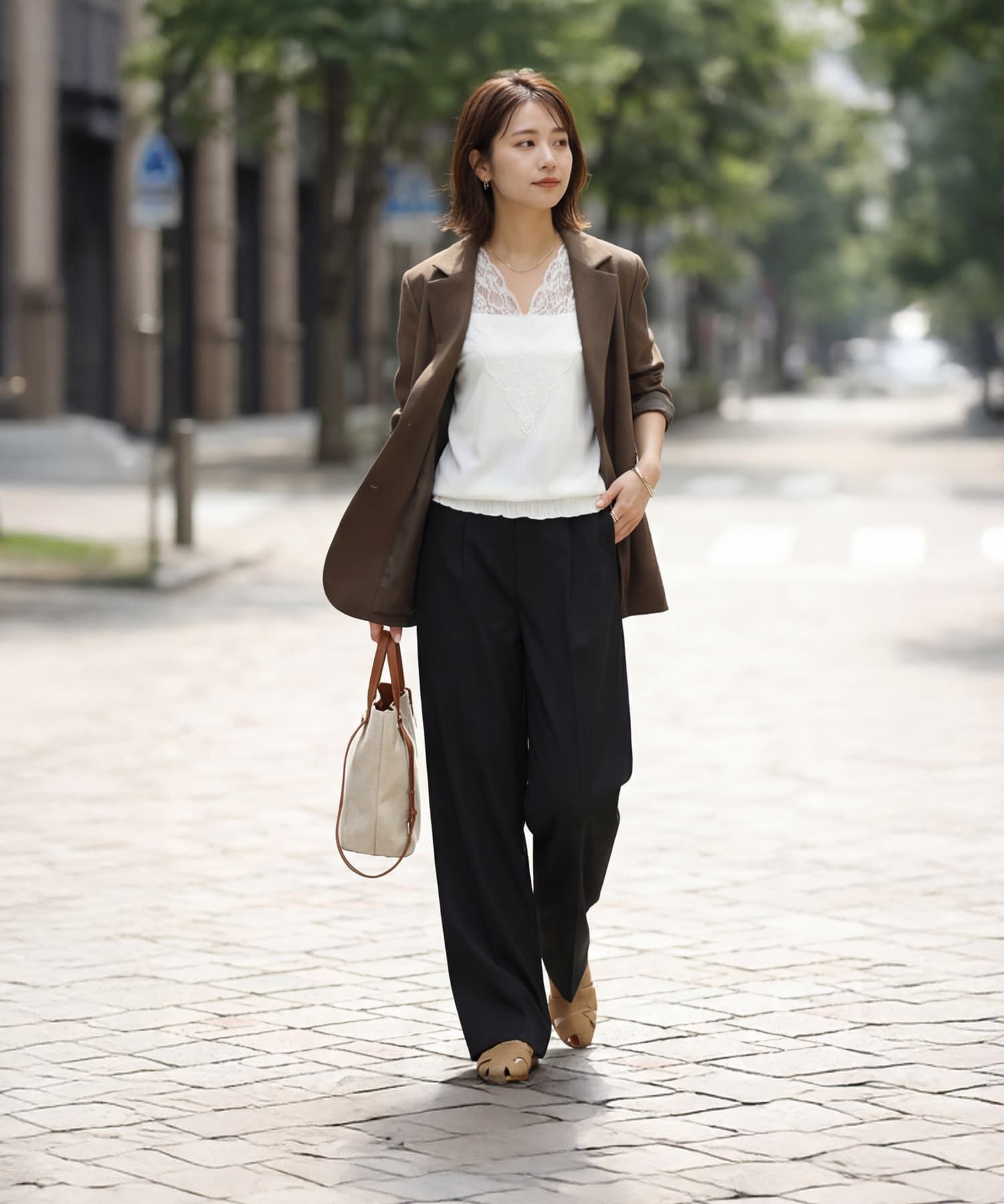 STYLE DELI「【selection】レース張りベアタンクトップ」|タンクトップ|
