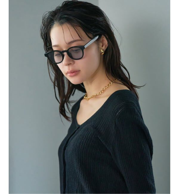  「【WEB限定】ウェリントン型 サングラス | カラーレンズ 軽量 トレンド 紫外線対策 UVカット ユニセックス」|サングラス|