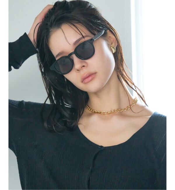  「【WEB限定】ウェリントン型 サングラス | カラーレンズ 軽量 トレンド 紫外線対策 UVカット ユニセックス」|サングラス|