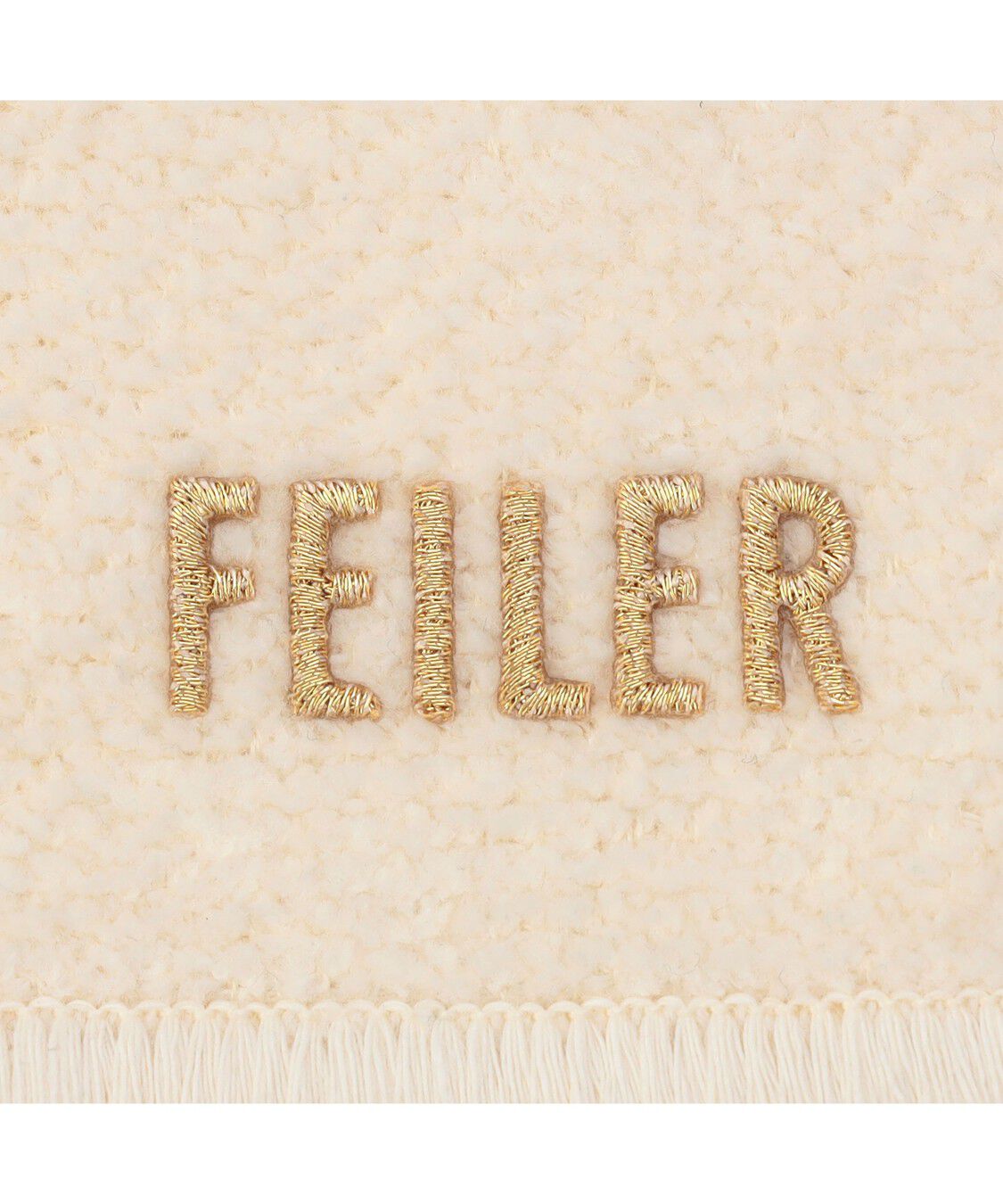 FEILER「ユニ　FEILERロゴ刺繍ハンカチ　UNI-260733」|ハンカチ|