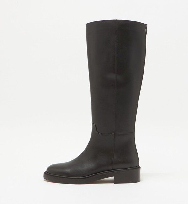ODETTE E ODILE「バックジップジョッキー ロングブーツ40&uarr;」|ロングブーツ|DK.BROWN