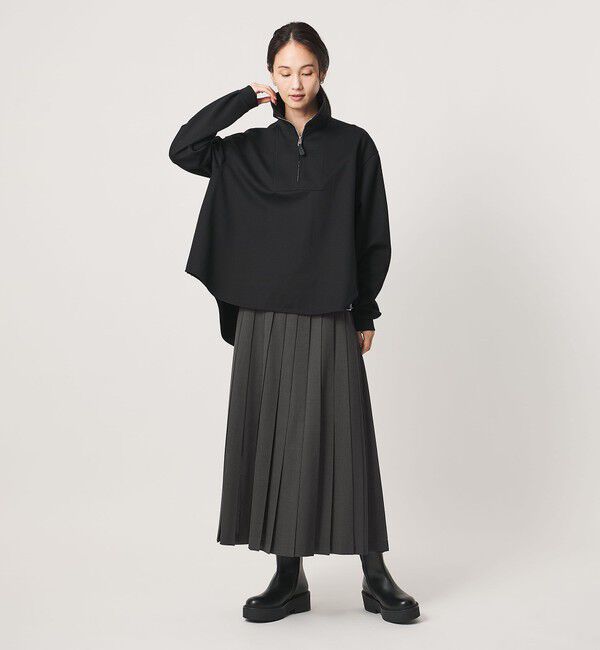 UNITED ARROWS「ベルト プリーツ スカート」|スカート|