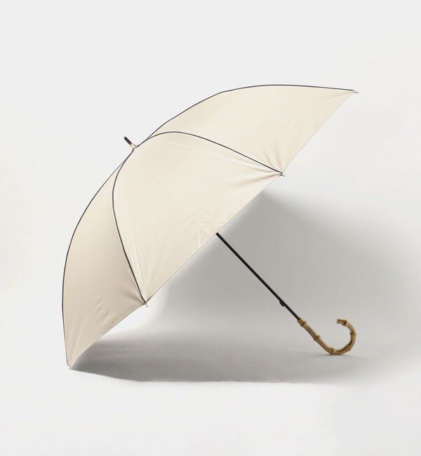 UNITED ARROWS green label relaxing「【別注】＜because＞パイピング アンブレラ 長傘 晴雨兼用 レイン UVカット」|傘|