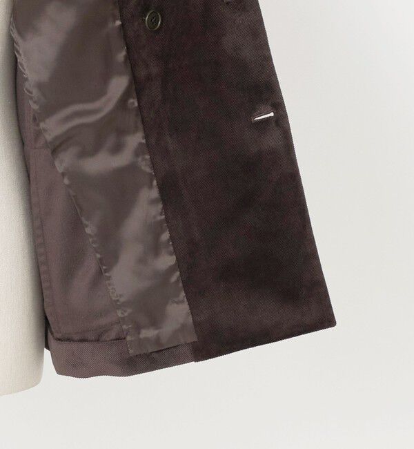 UNITED ARROWS green label relaxing「ベロア ツイル ダブルブレスト 4B ジャケット」|テーラードジャケット|