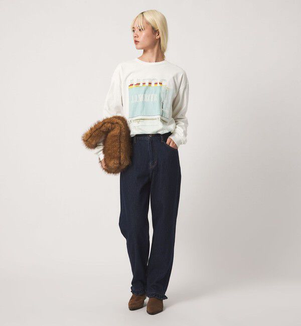 BEAUTY&YOUTH UNITED ARROWS「【別注】＜J.Jmercer＞プリント ロングスリーブ Tシャツ」|Tシャツ・カットソー|