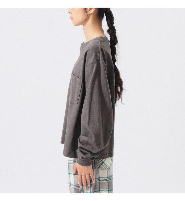 BEAMS SELECTION for WOMEN「【別注】Goodwear &times; BEAMS BOY / カスタム ビッグ ロングスリーブ Tシャツ」|Tシャツ・カットソー|