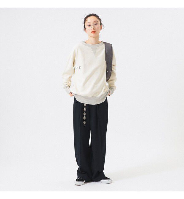 BEAMS SELECTION for WOMEN「【別注】 WAREHOUSE & CO. &times; BEAMS BOY / ステンシル13 前V スウェット」|スウェット・ジャージ|