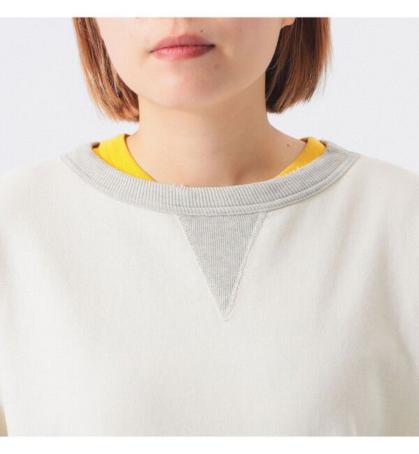 BEAMS SELECTION for WOMEN「【別注】 WAREHOUSE & CO. &times; BEAMS BOY / ステンシル13 前V スウェット」|スウェット・ジャージ|