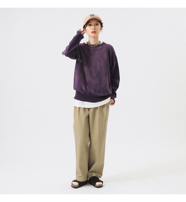 BEAMS SELECTION for WOMEN「【別注】 WAREHOUSE & CO. &times; BEAMS BOY / ステンシル13 前V スウェット」|スウェット・ジャージ|