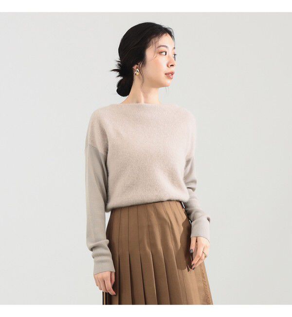 Demi-Luxe BEAMS 「フラッフィー ボートネック ニット」|ニット・セーター|