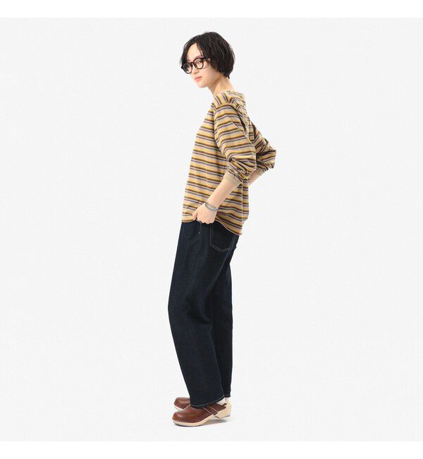 BEAMS SELECTION for WOMEN「【別注】LACOSTE for BEAMS BOY / マルチ ボーダー Tシャツ」|Tシャツ・カットソー|
