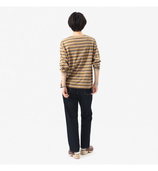 BEAMS SELECTION for WOMEN「【別注】LACOSTE for BEAMS BOY / マルチ ボーダー Tシャツ」|Tシャツ・カットソー|