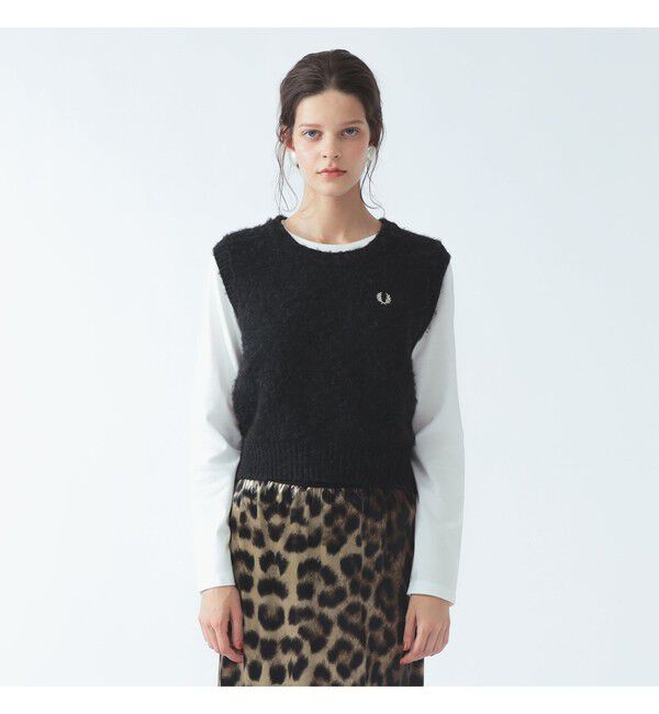BEAMS SELECTION for WOMEN「【別注】FRED PERRY フラッフィー ベスト」|ベスト・ジレ|