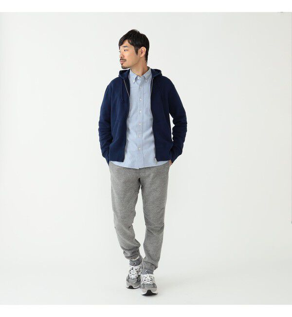 BEAMS PLUS「LOOPWHEELER / 別注 Slim Zip Sweat Hoody」|スウェット・ジャージ|